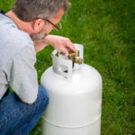 Why is my propane tank hissing?