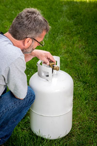 Why is my propane tank hissing?